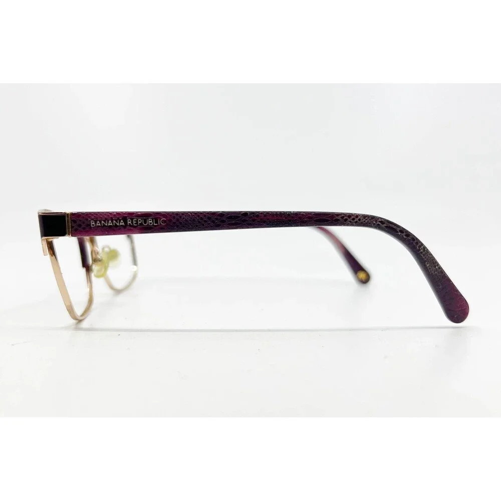 Banana Republic Eyeglass Frames Womens Purple Gold Mabel 1JZ 52-16-130